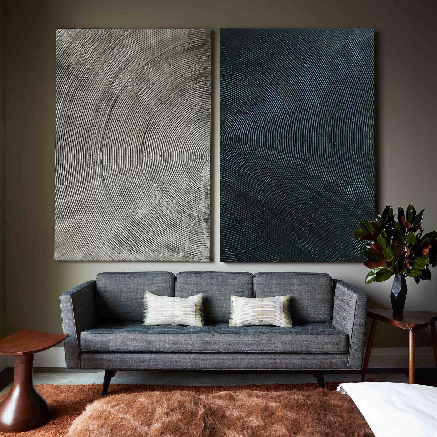 Set of 2 Abstract Art