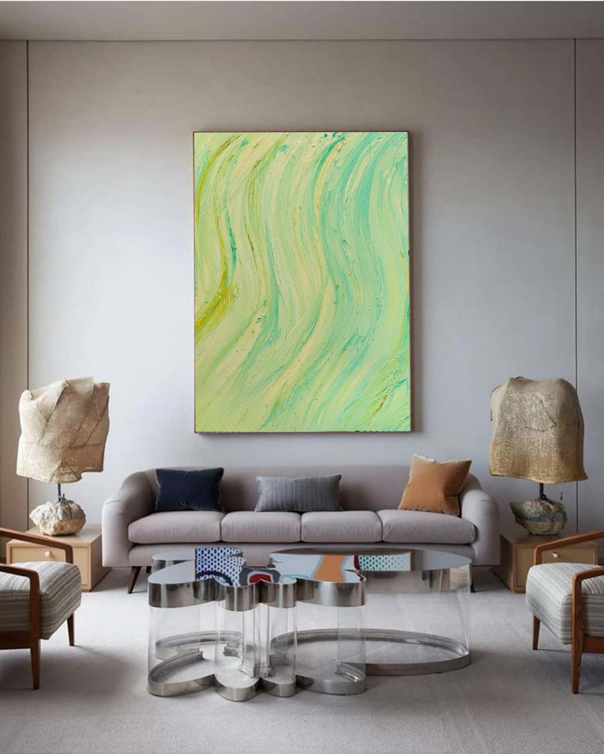 Wall Art Minimalist Modern Organic Abstract Serene