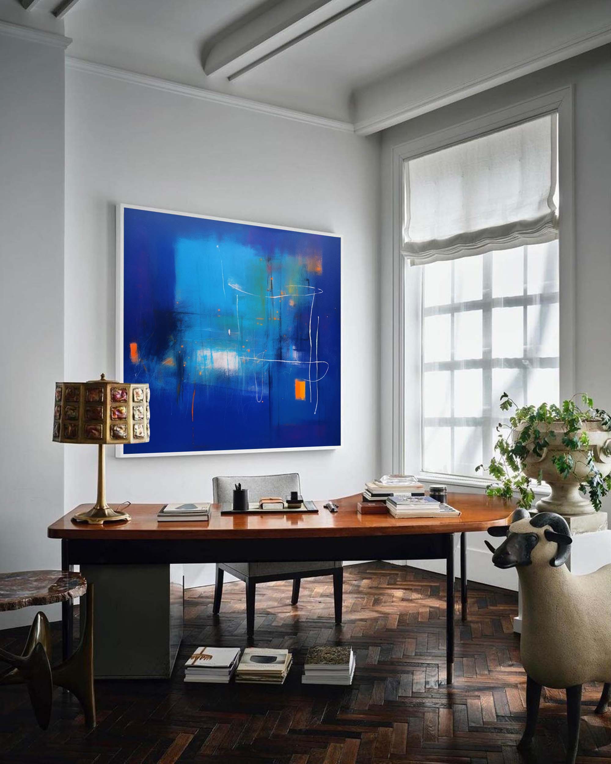 Abstract Canvas Art AB206 - Neutralighting