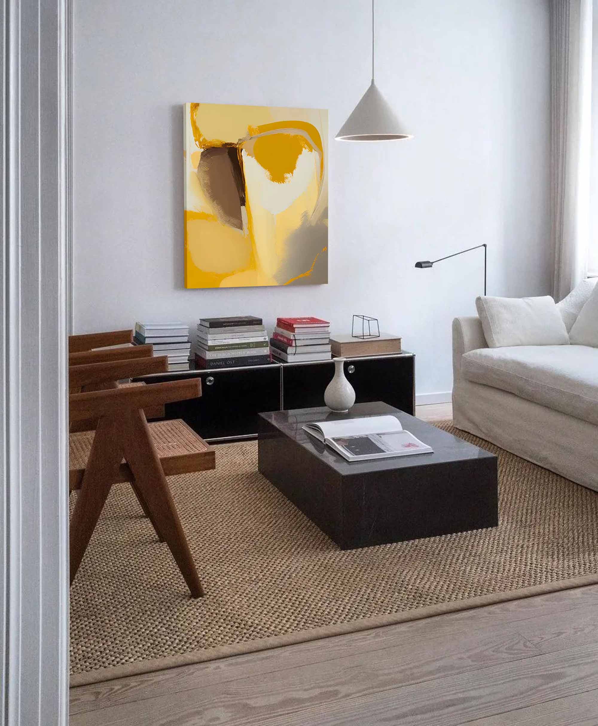 Wall Art Abstract Minimalist Serene Rustic
