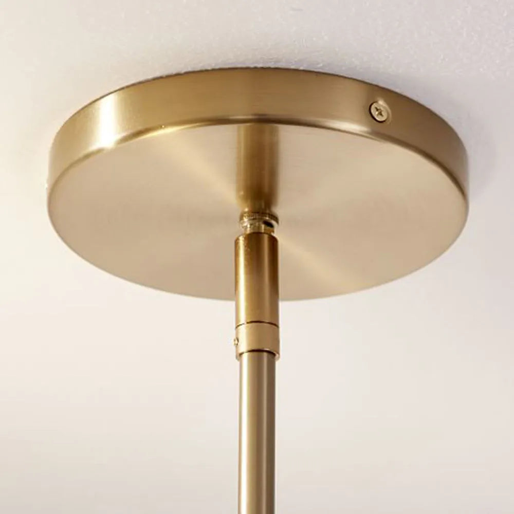 Arisha Decorative Geometric Metal Pendant Light, Black/Gold - Neutralighting