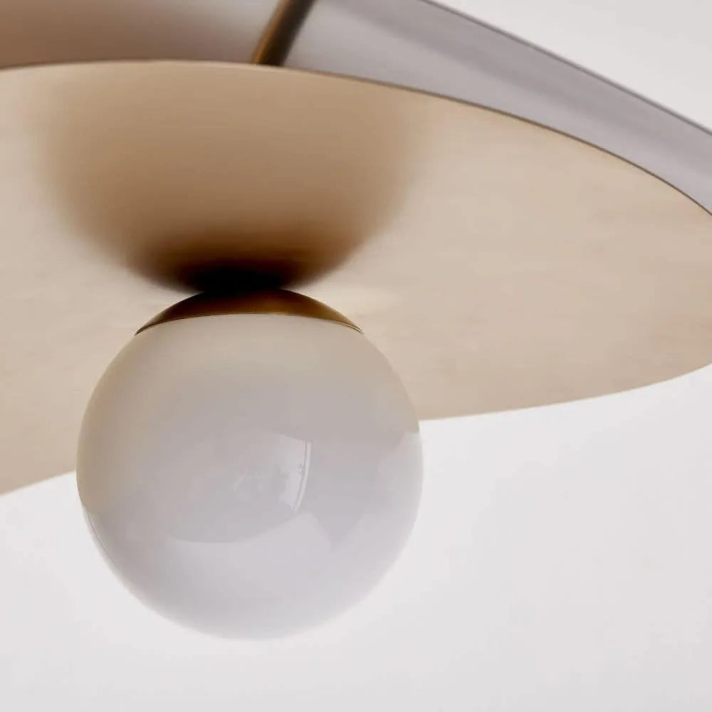 Arisha Decorative Geometric Metal Pendant Light, Black/Gold - Neutralighting