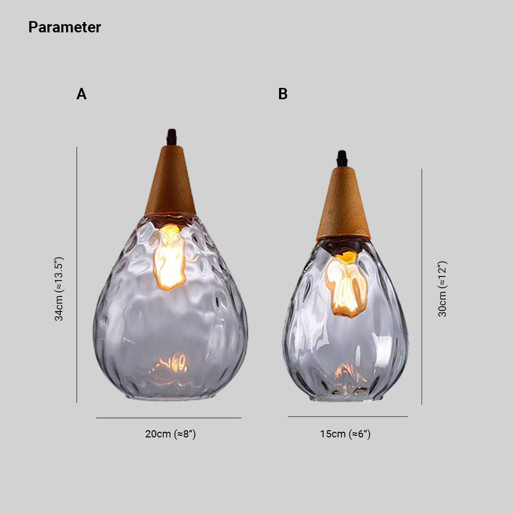 Teardrop Pendant Light