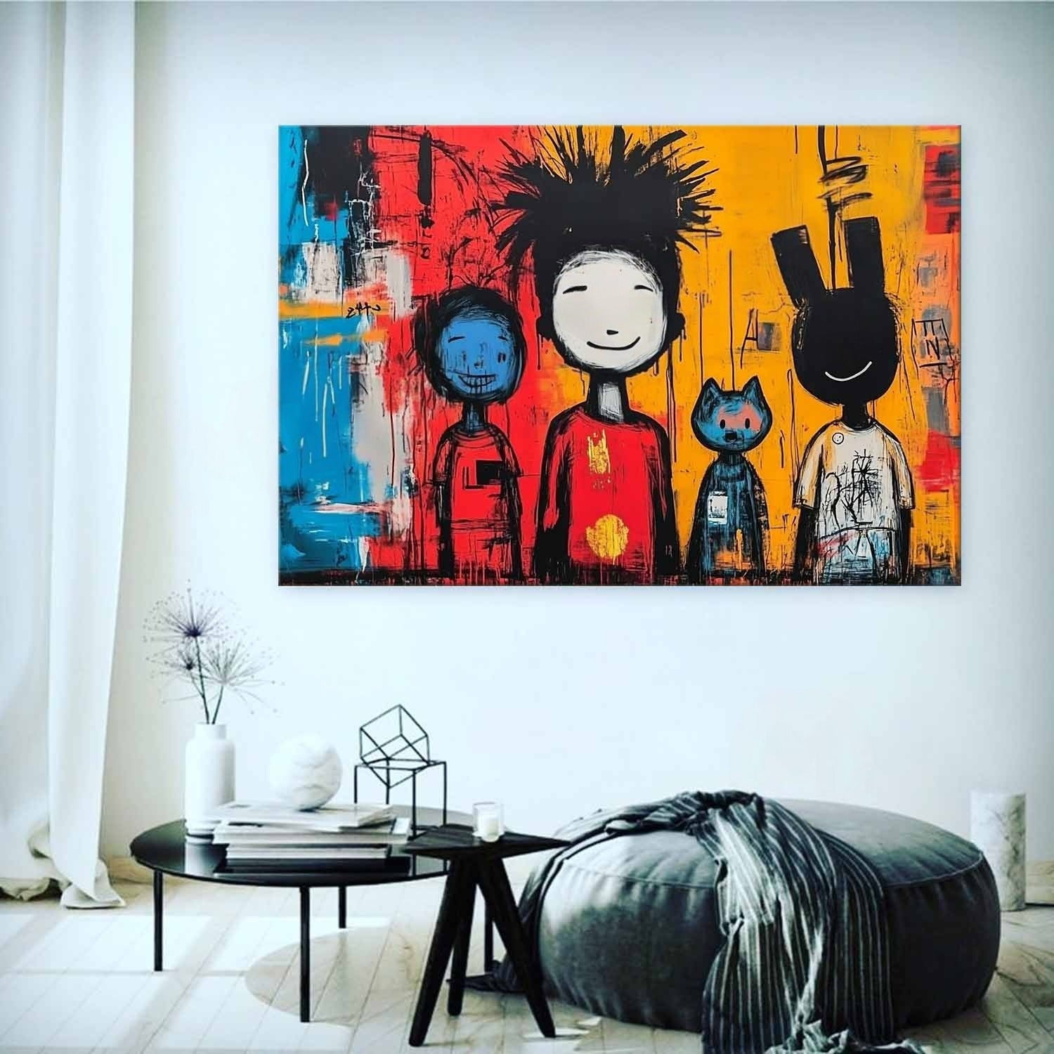 Wall Art Neo Expressionist Family