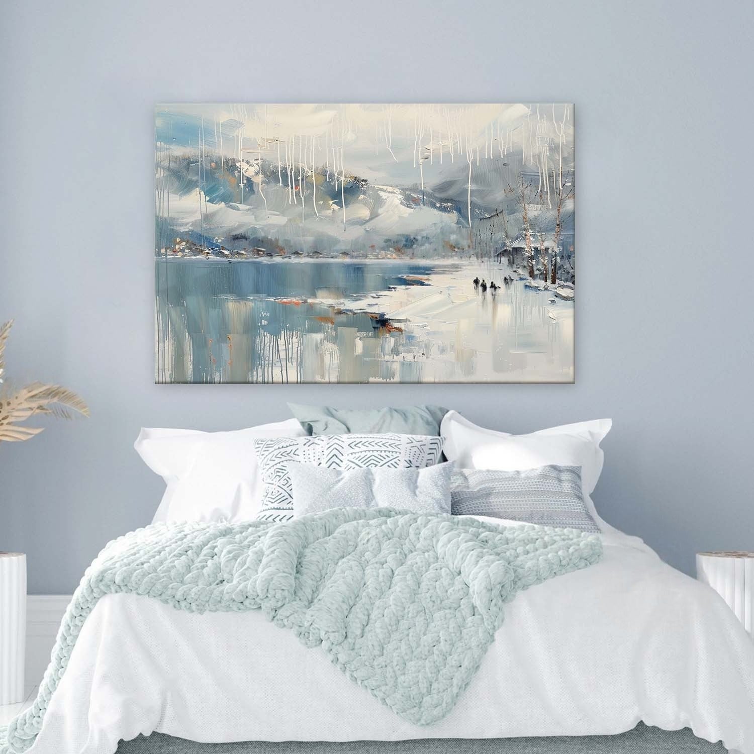 Wall Art Horizontal Winter Lakeside