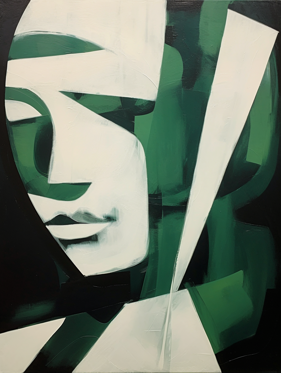 Jade Contemporary Minimalist Wall Art