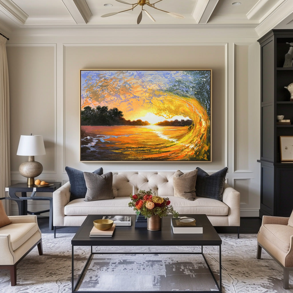 Marcelline Sunset Canvas Wall Art
