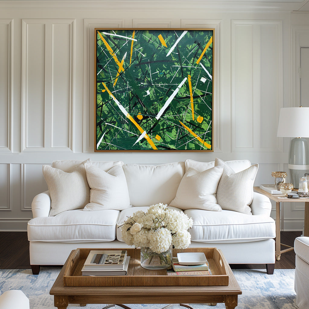 Electric Jungle Abstract Painting