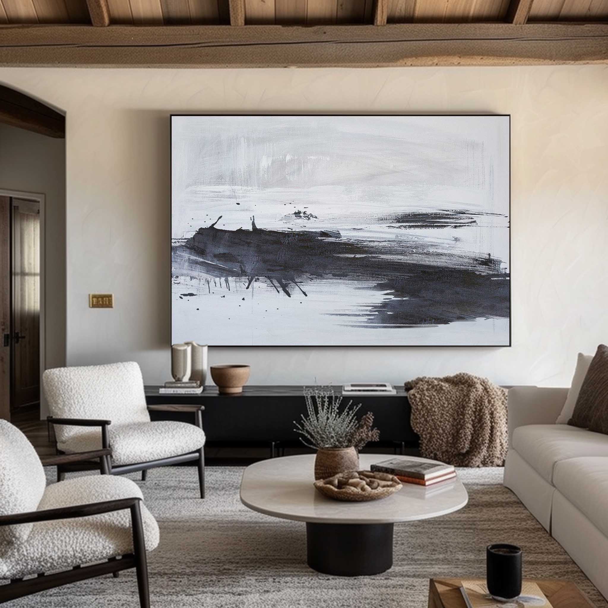 Minimalist Beach Painting