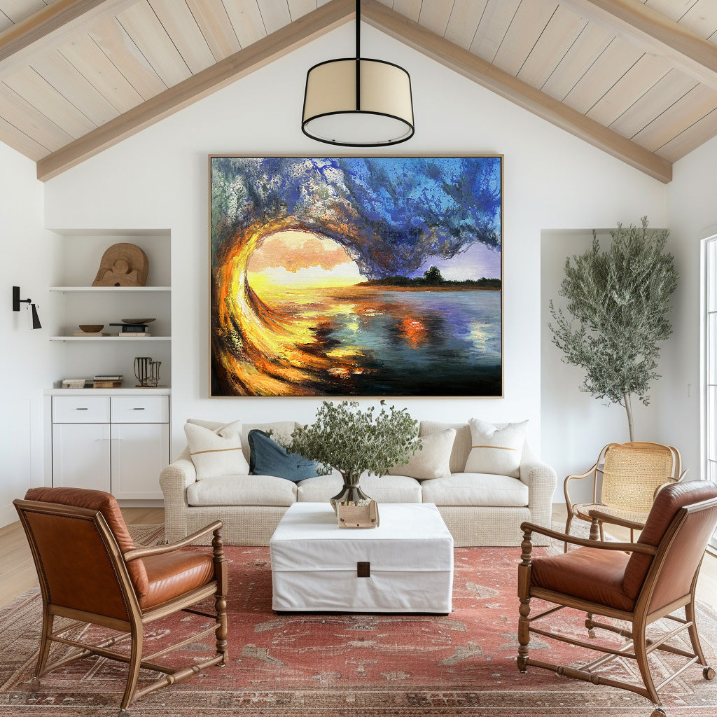 Elowen Sunset Canvas Wall Art