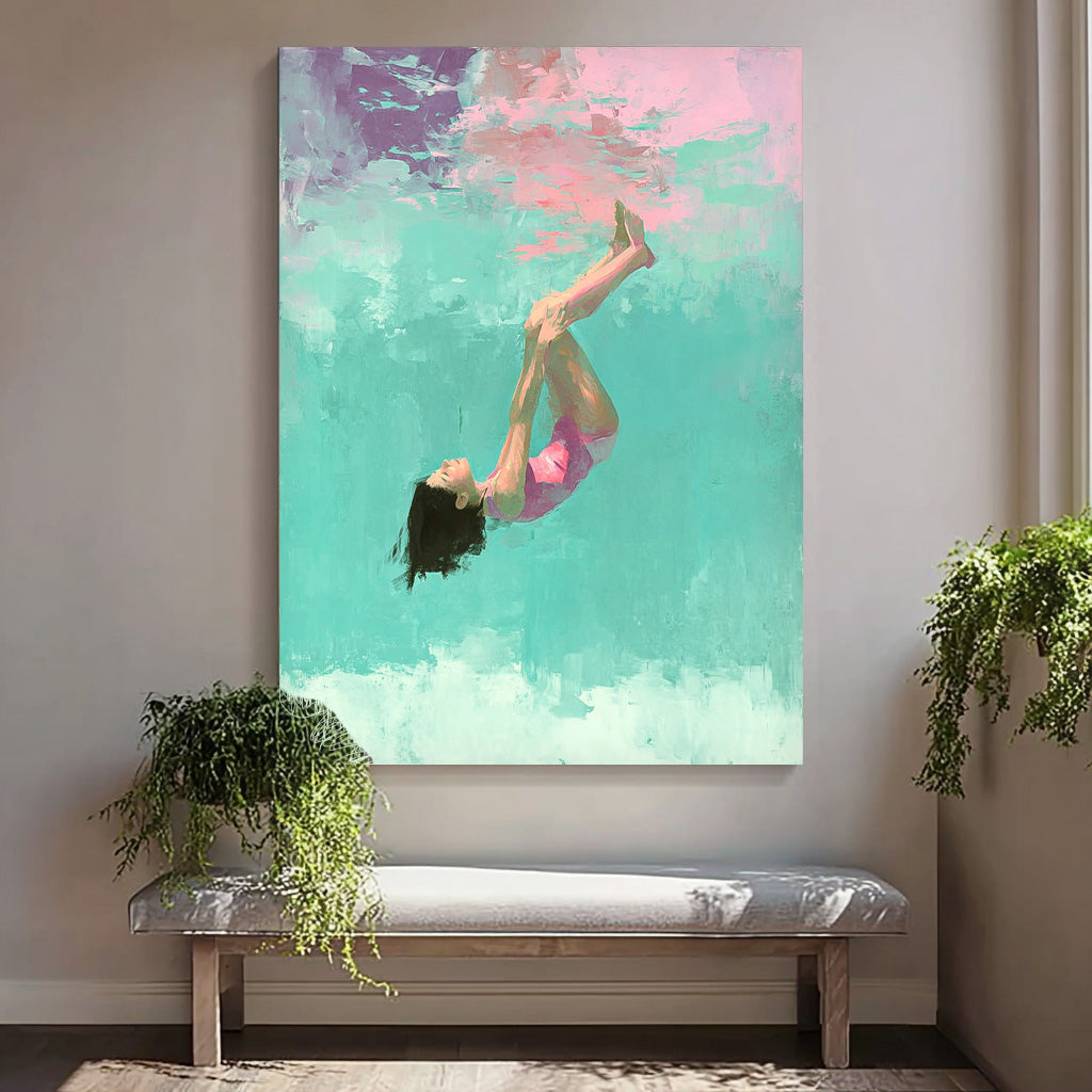Wall Art People Graceful Serene Summer Decor