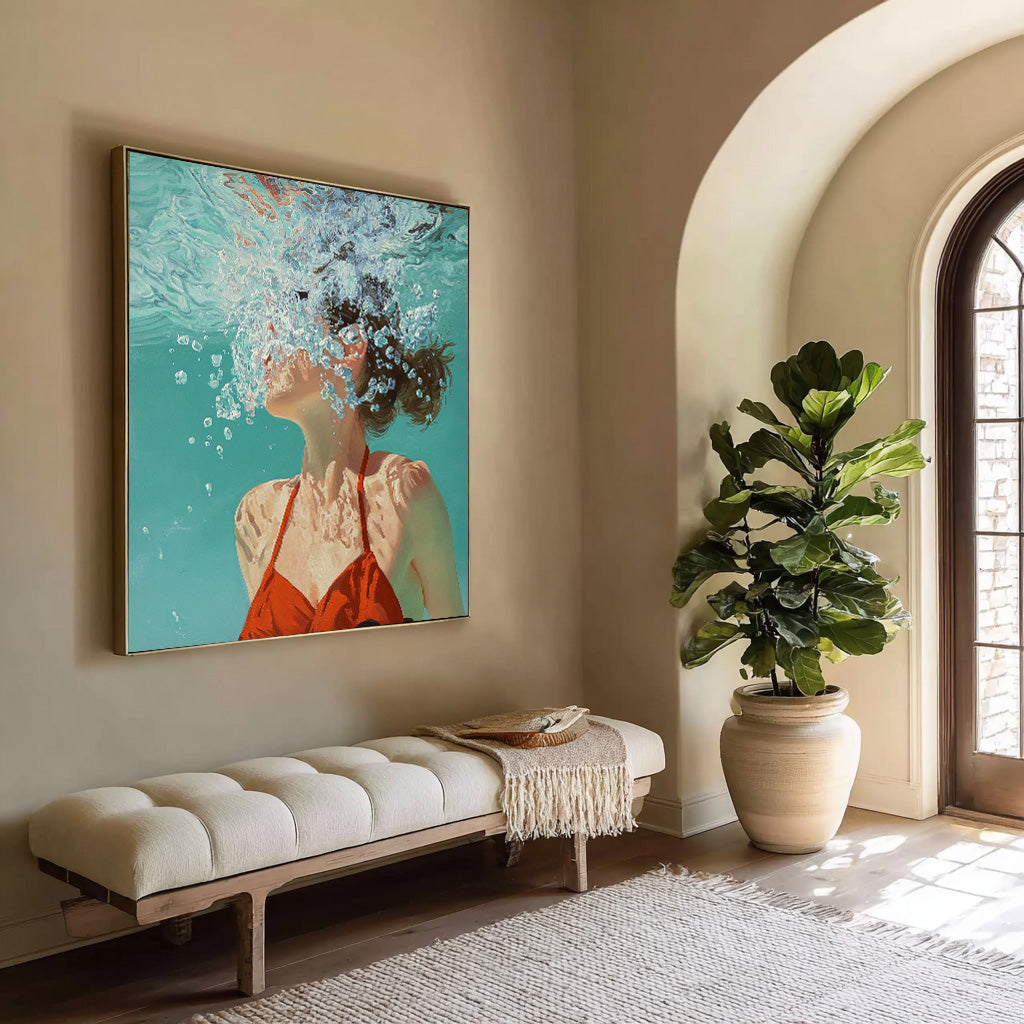 Wall Art People Freeing Energetic Summer