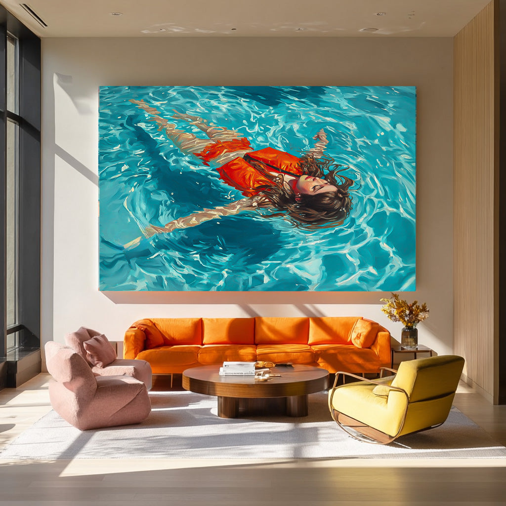 Wall Art People Ethereal Underwater Abstract