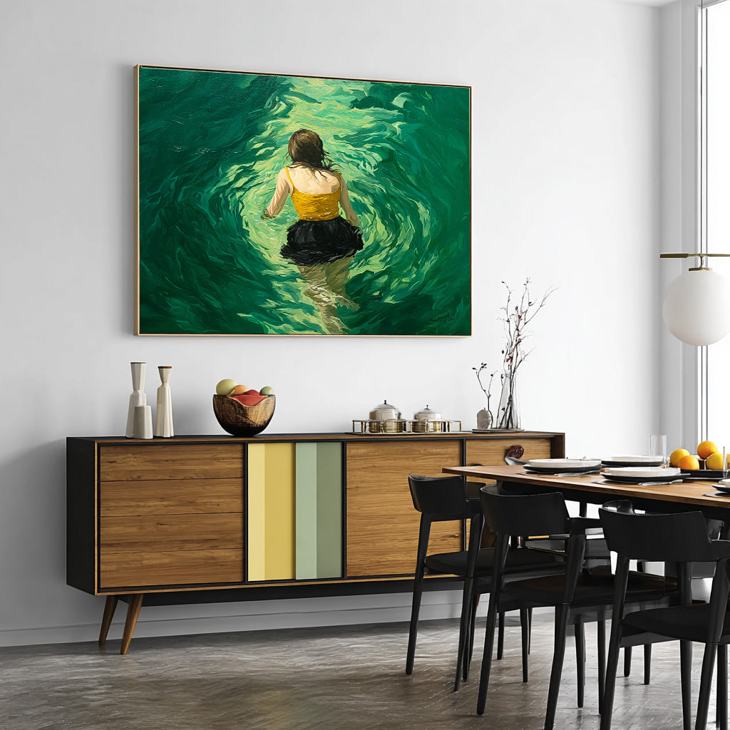 Wall Art People Freeing Energetic Retro Pop
