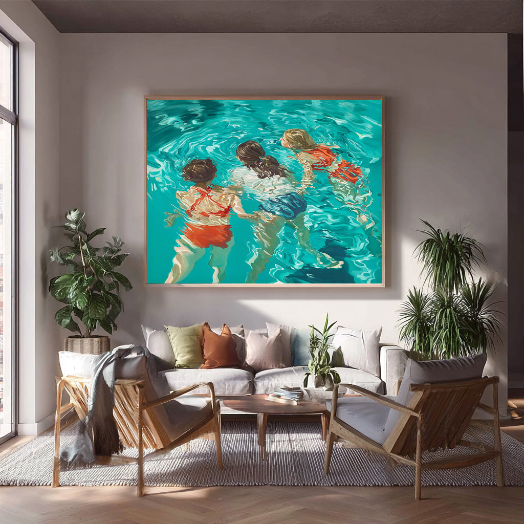 Wall Art People Neo-Impressionist Summer