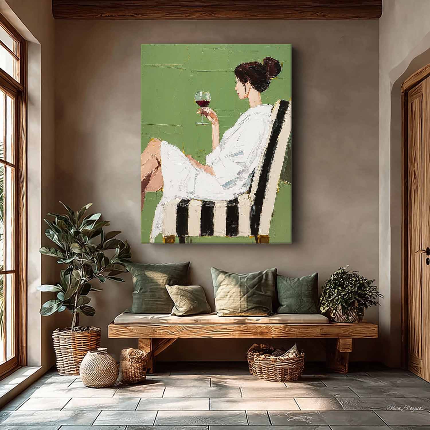 Wall Art People Fashion Maximalist Interior
