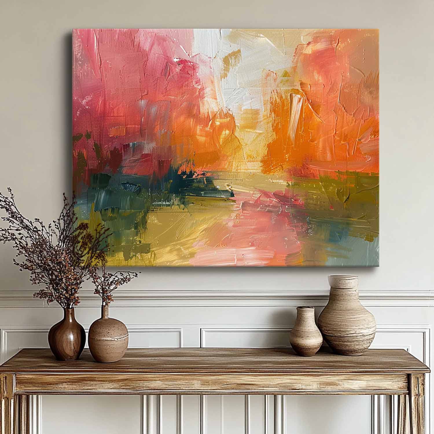 Wall Art Abstract Landscape Healing Autumn
