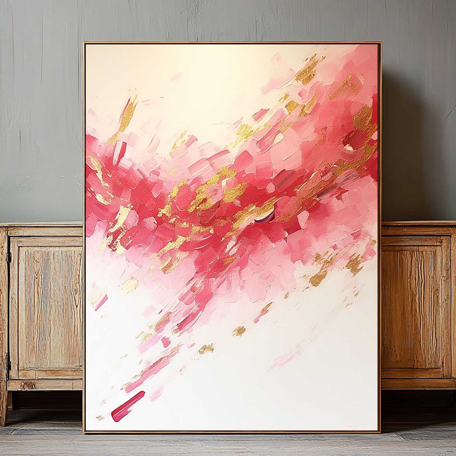 Abstract Canvas Art AB593 - Neutralighting