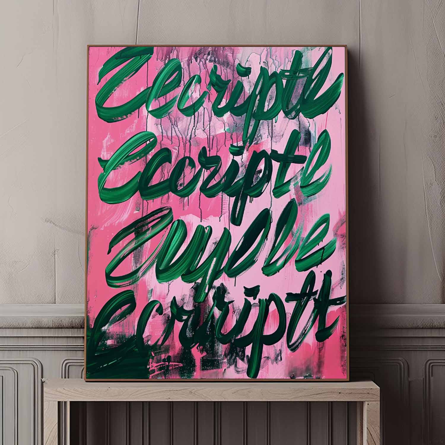 Abstract Canvas Art AB607 - Neutralighting