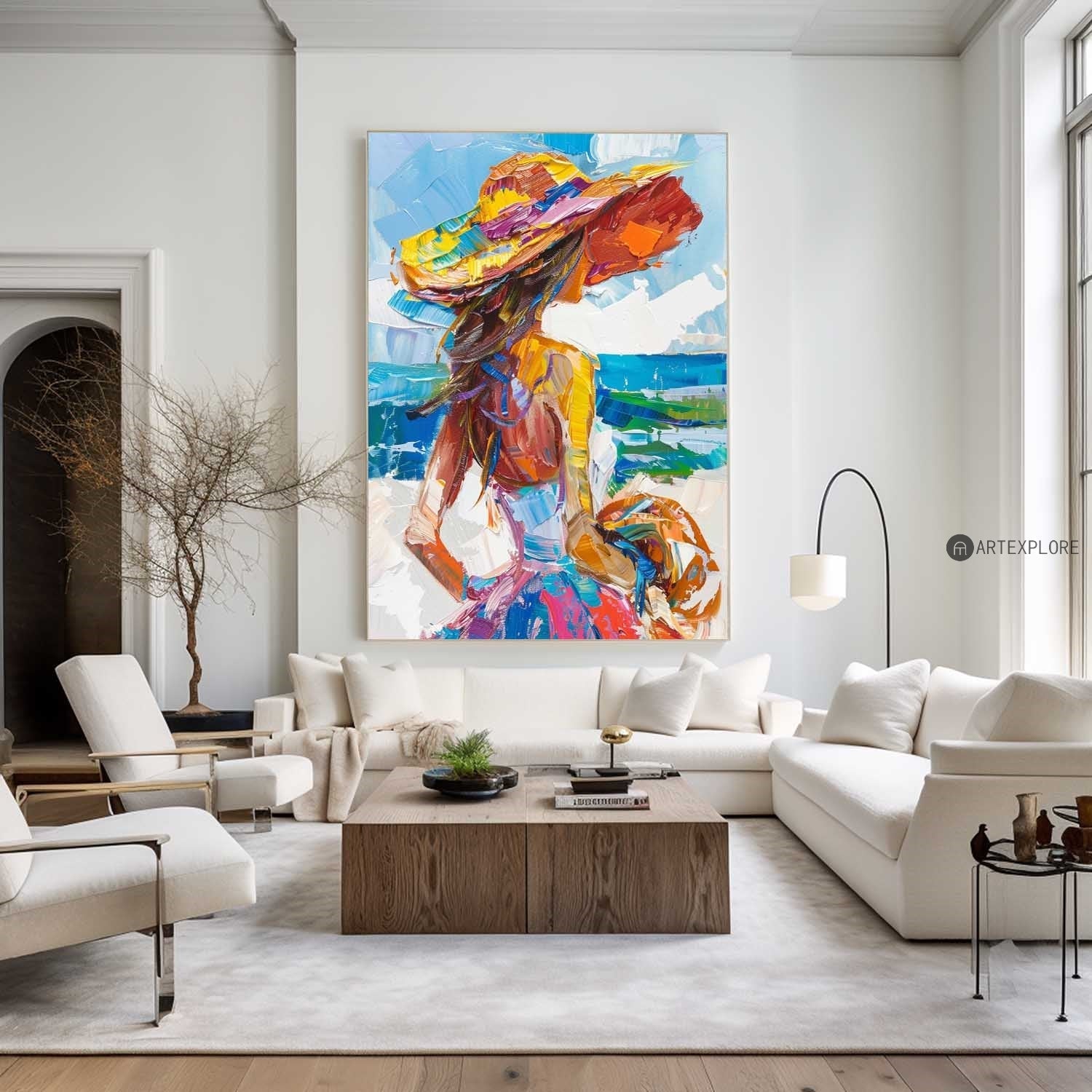 Modern Abstract Painting ABAV521 - Neutralighting