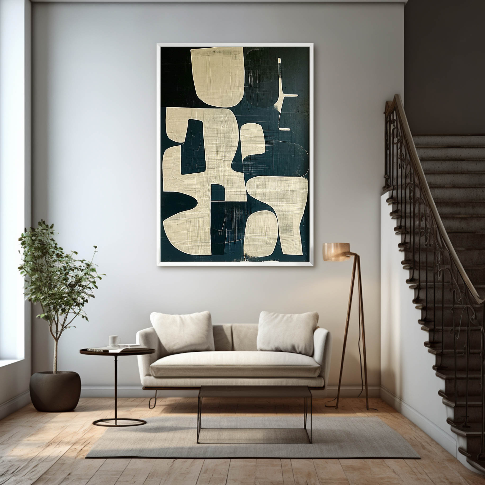Wall Art Wabi-Sabi Serene Calm Abstract