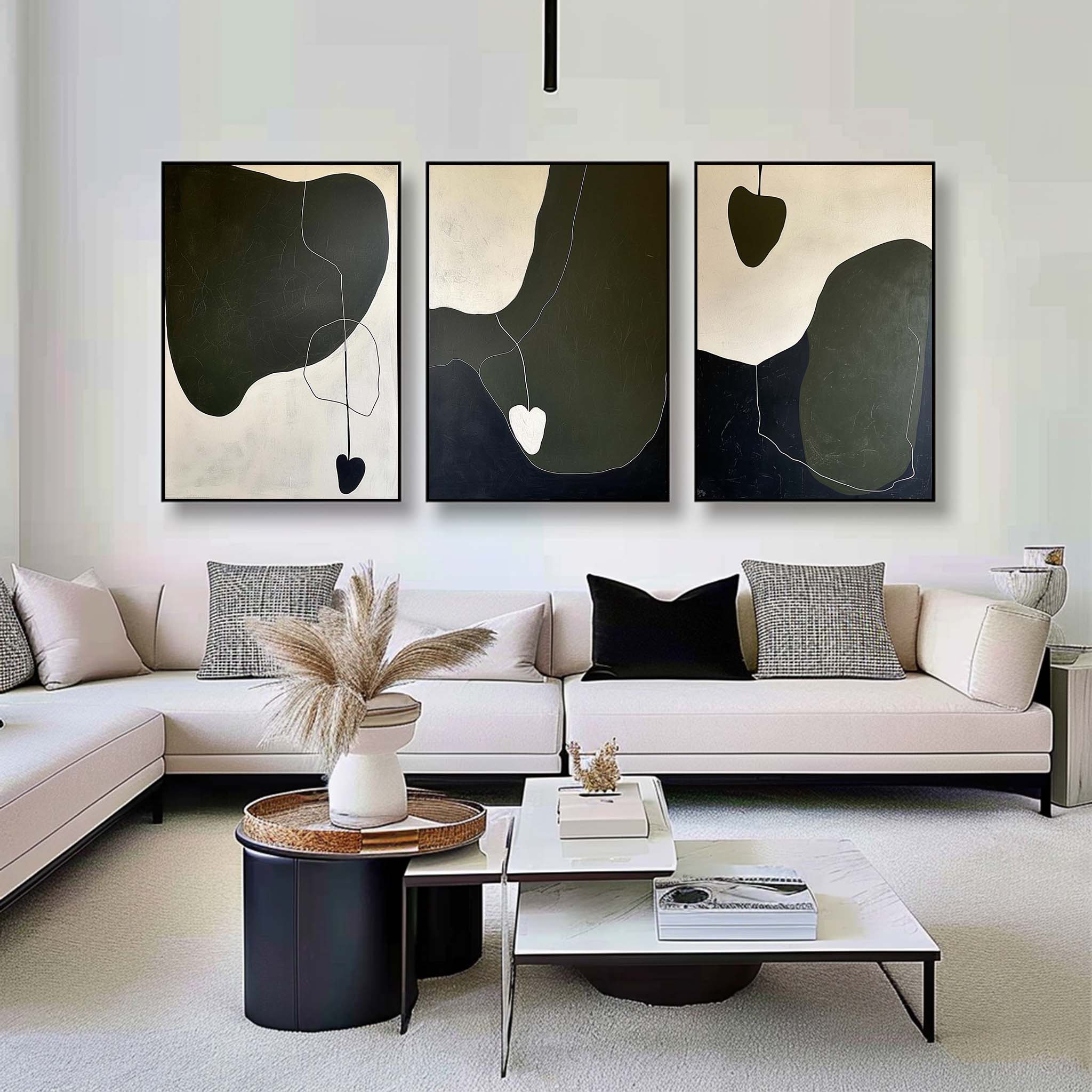 Abstract Painting Set of 3 SP153 - Neutralighting