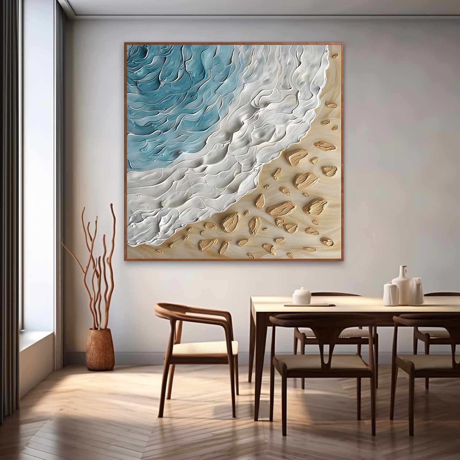 Plaster Art Texture Painting SG289 - Neutralighting
