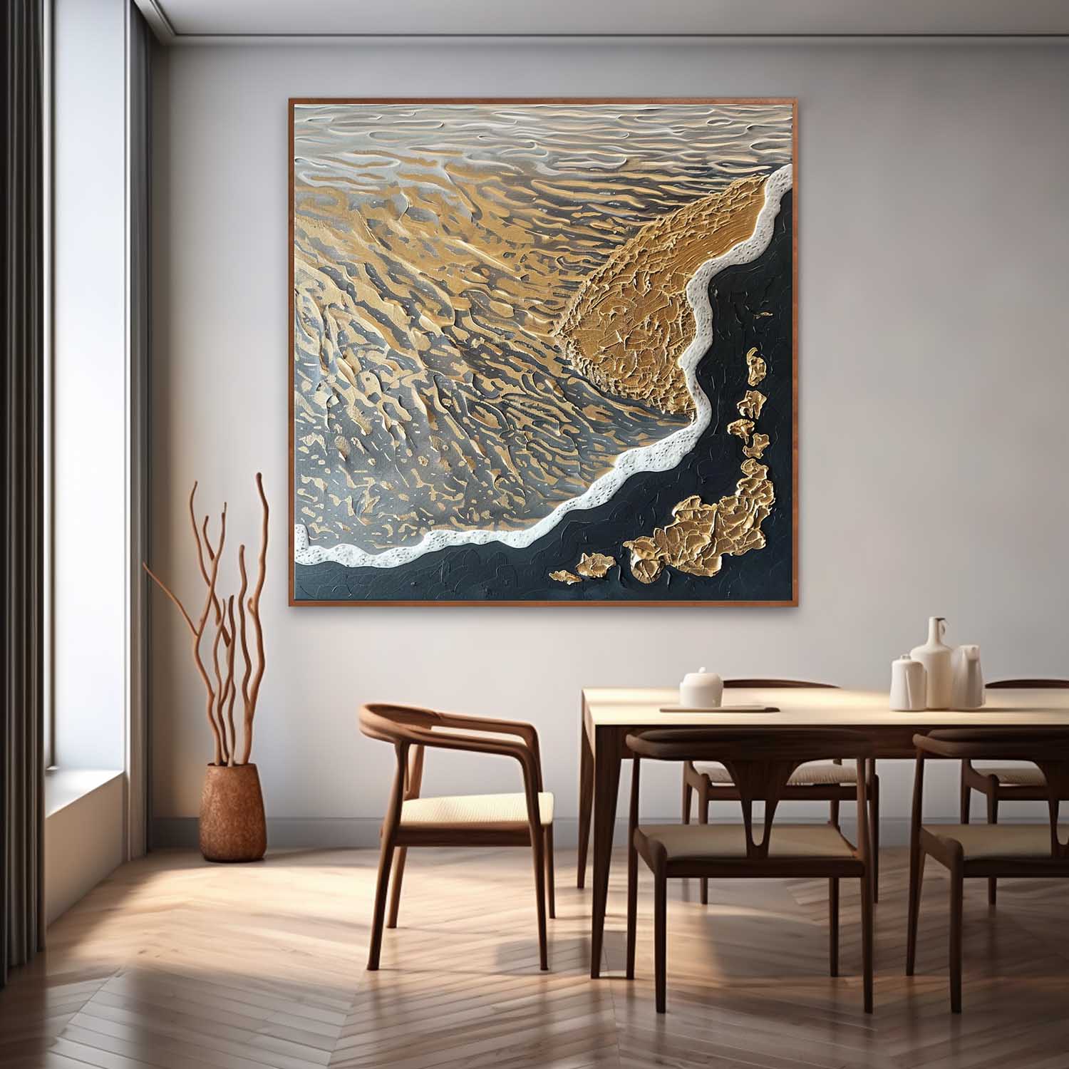 Plaster Art Texture Painting SG285 - Neutralighting