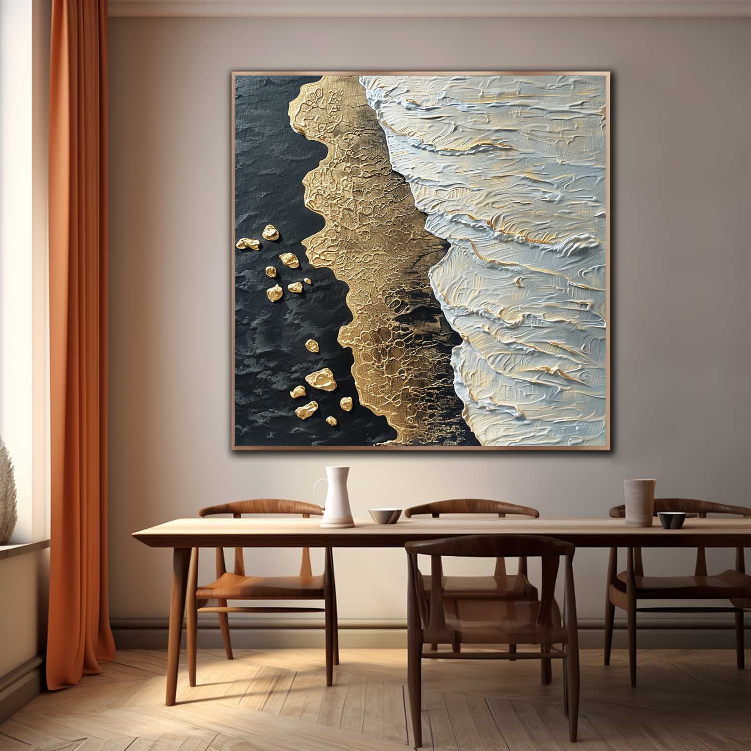 Plaster Art Texture Painting SG287 - Neutralighting