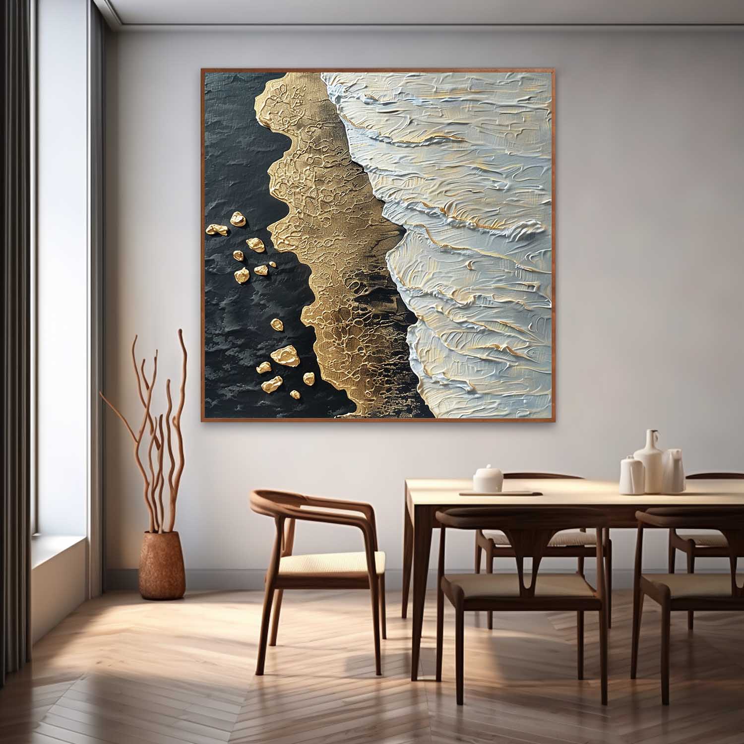 Plaster Art Texture Painting SG287 - Neutralighting