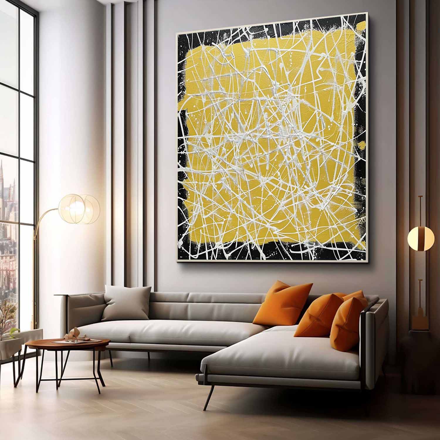 Abstract Expressionist Art AEA052 - Neutralighting