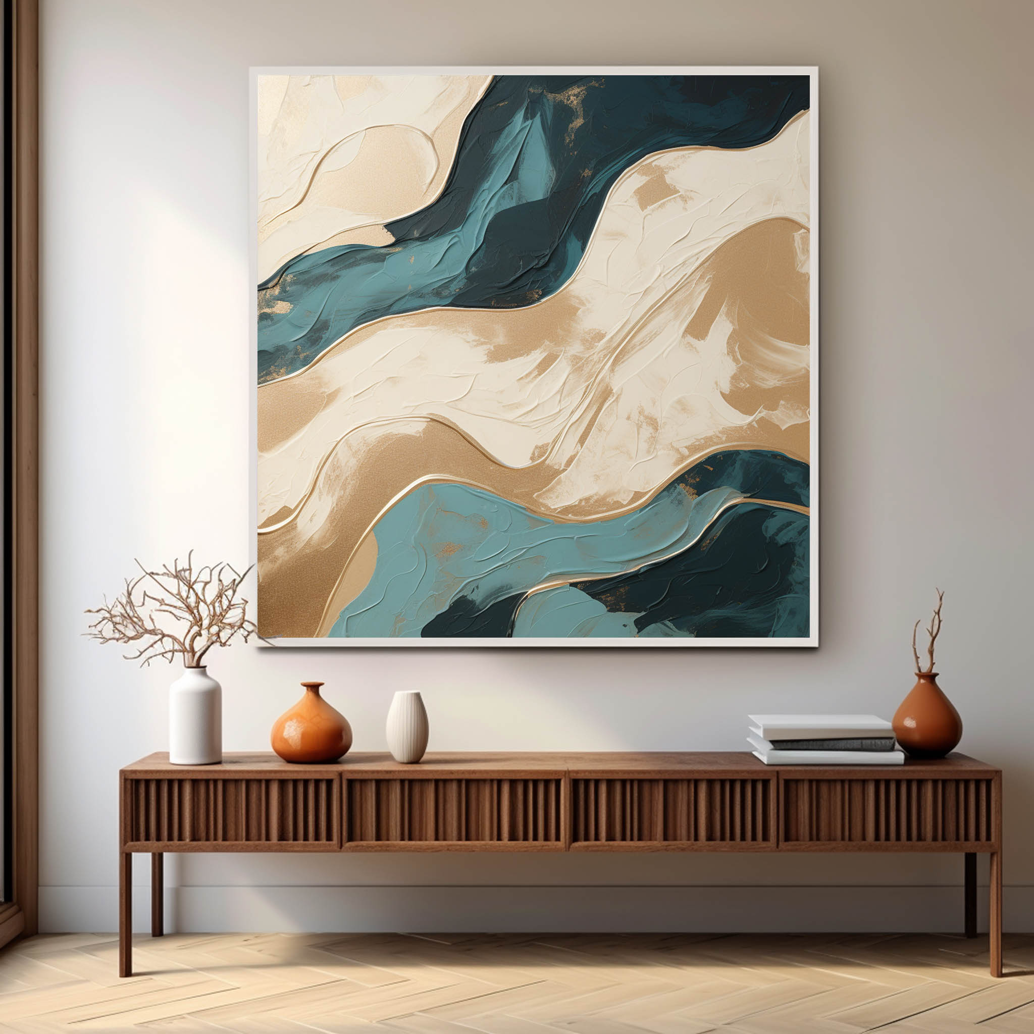 Plaster Art Texture Painting SG254 - Neutralighting