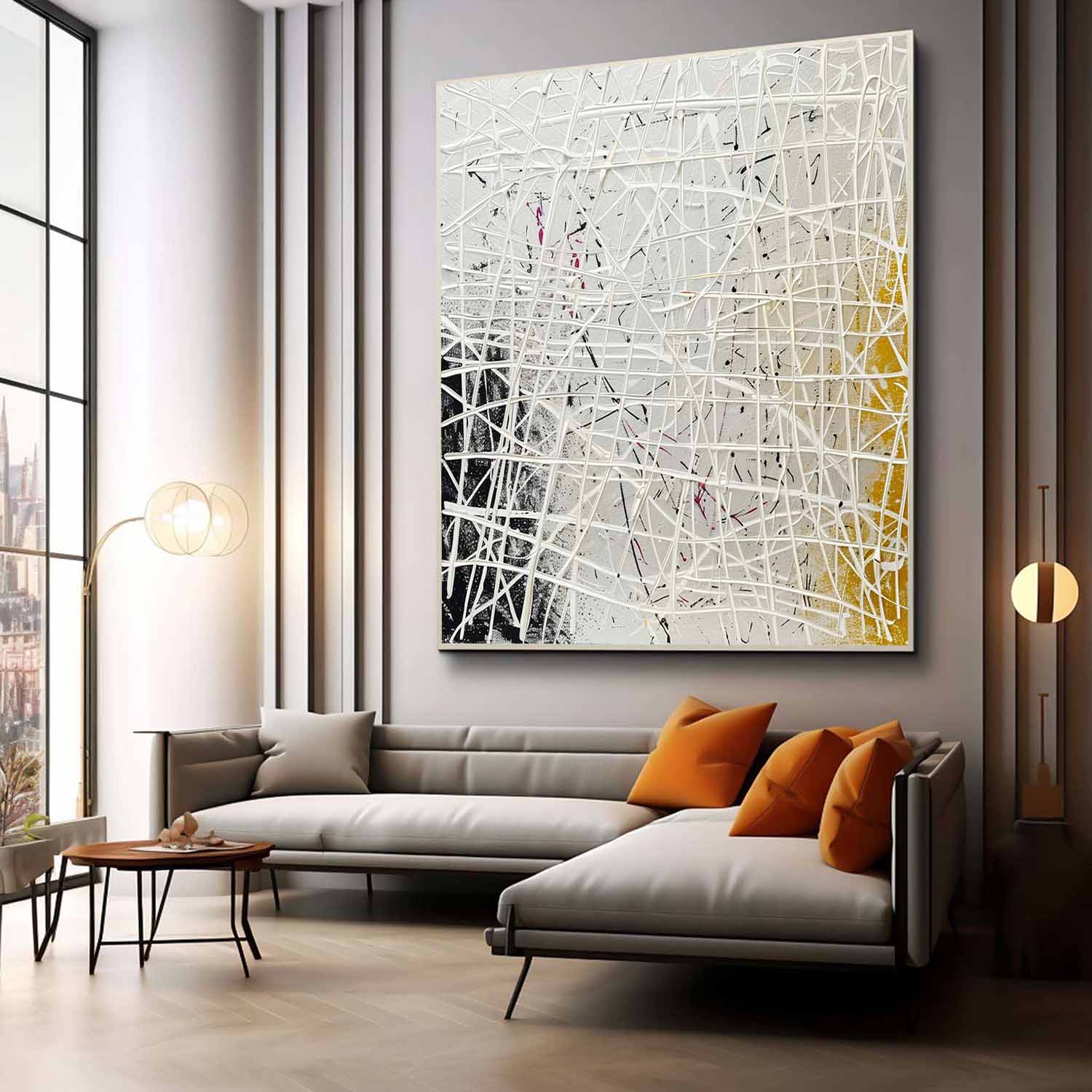 Abstract Expressionist Art AEA058 - Neutralighting