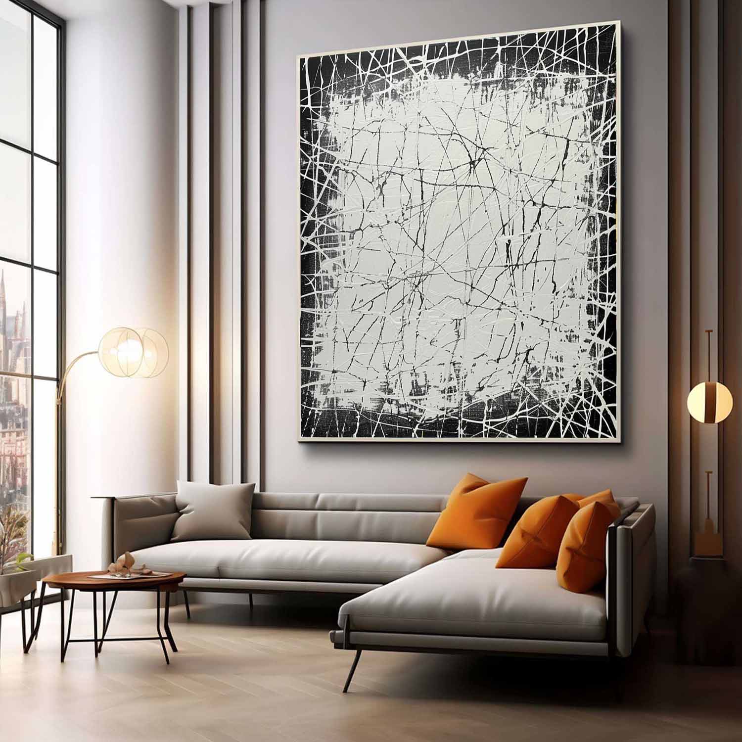 Abstract Expressionist Art AEA055 - Neutralighting