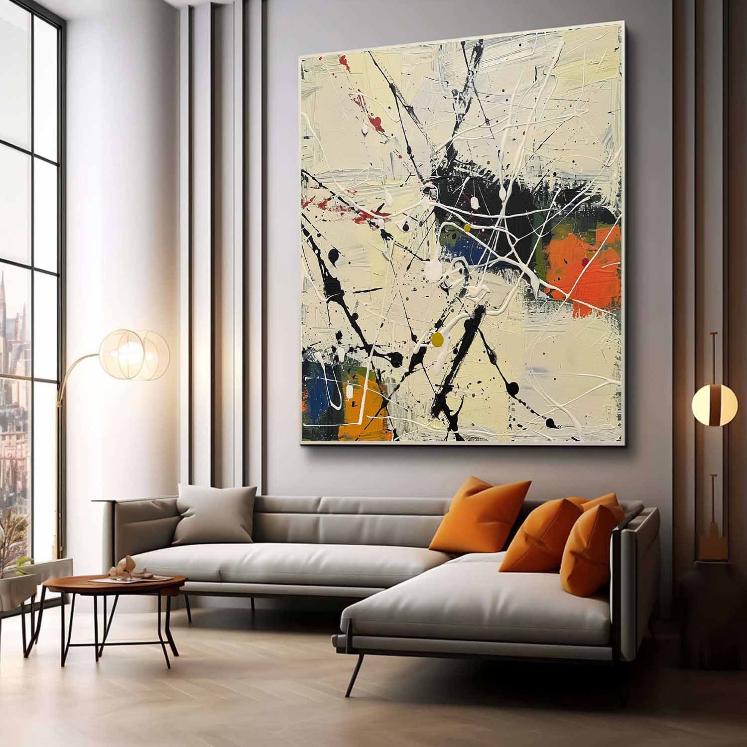 Abstract Expressionist Art AEA010 - Neutralighting