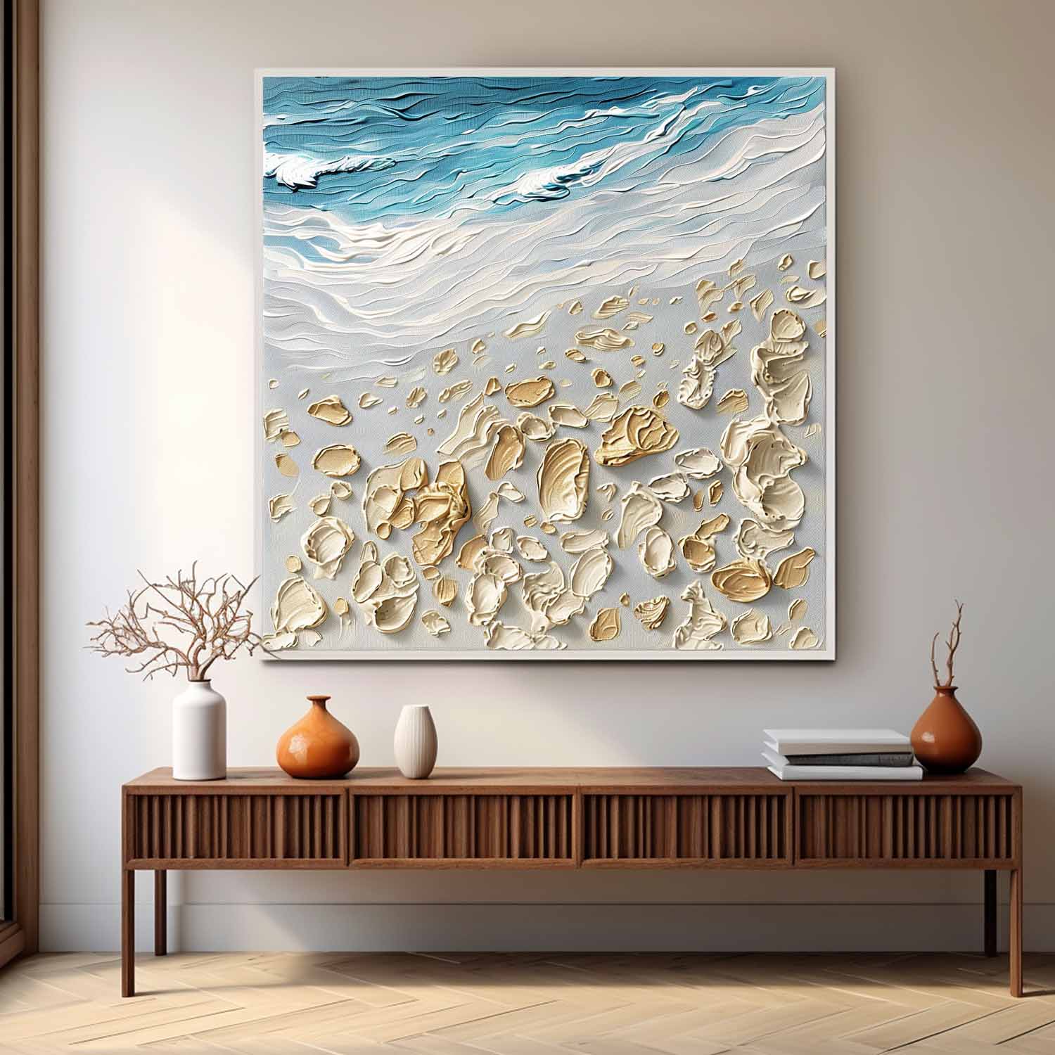 Plaster Art Texture Painting SG291 - Neutralighting