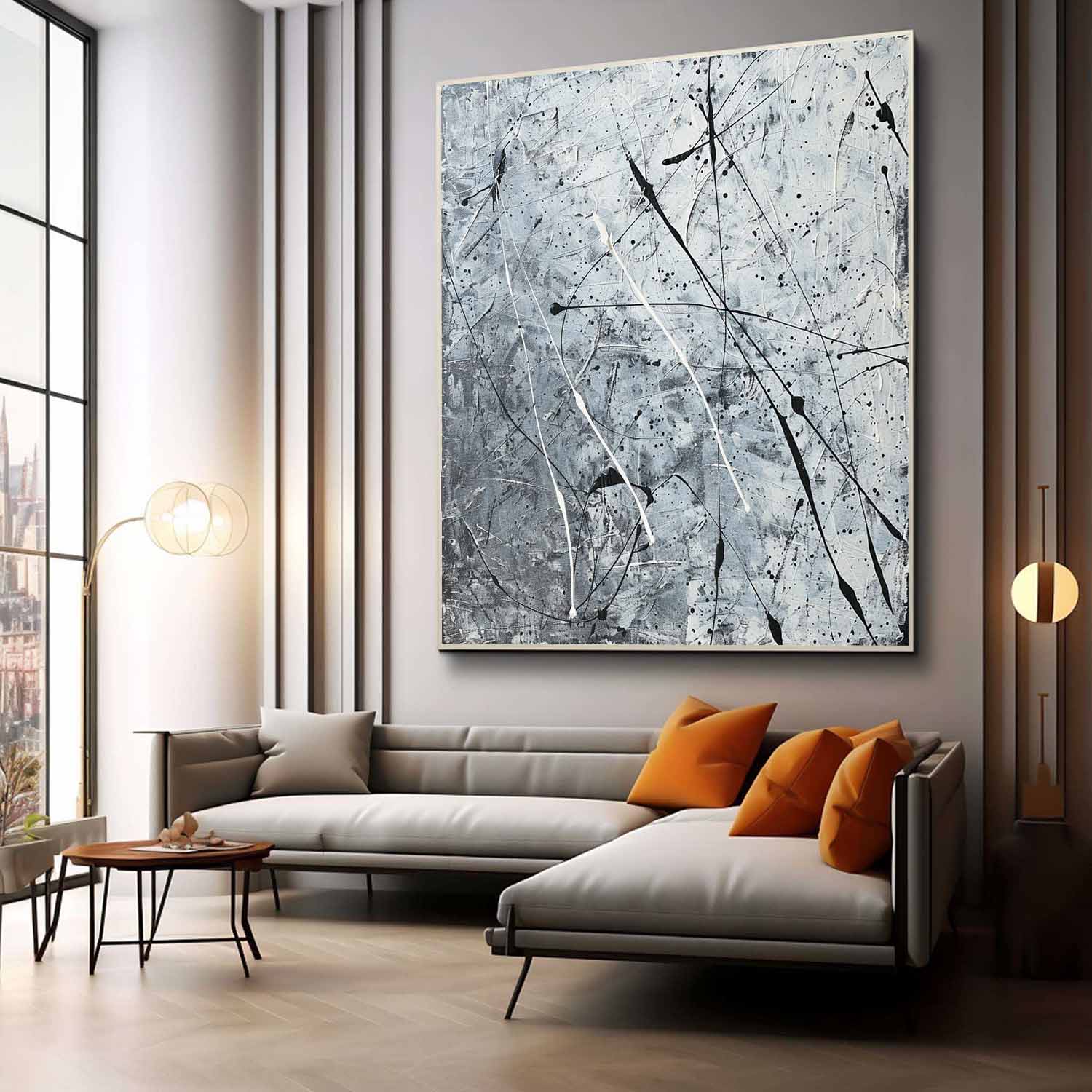 Abstract Expressionist Art AEA033 - Neutralighting
