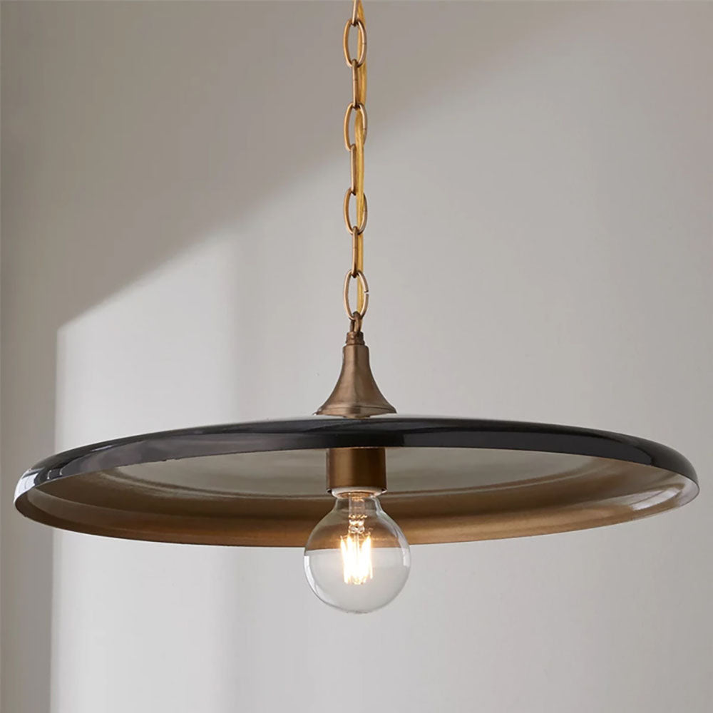 Arisha Industrial Vintage Pendant Light White/Black/Gold - Neutralighting
