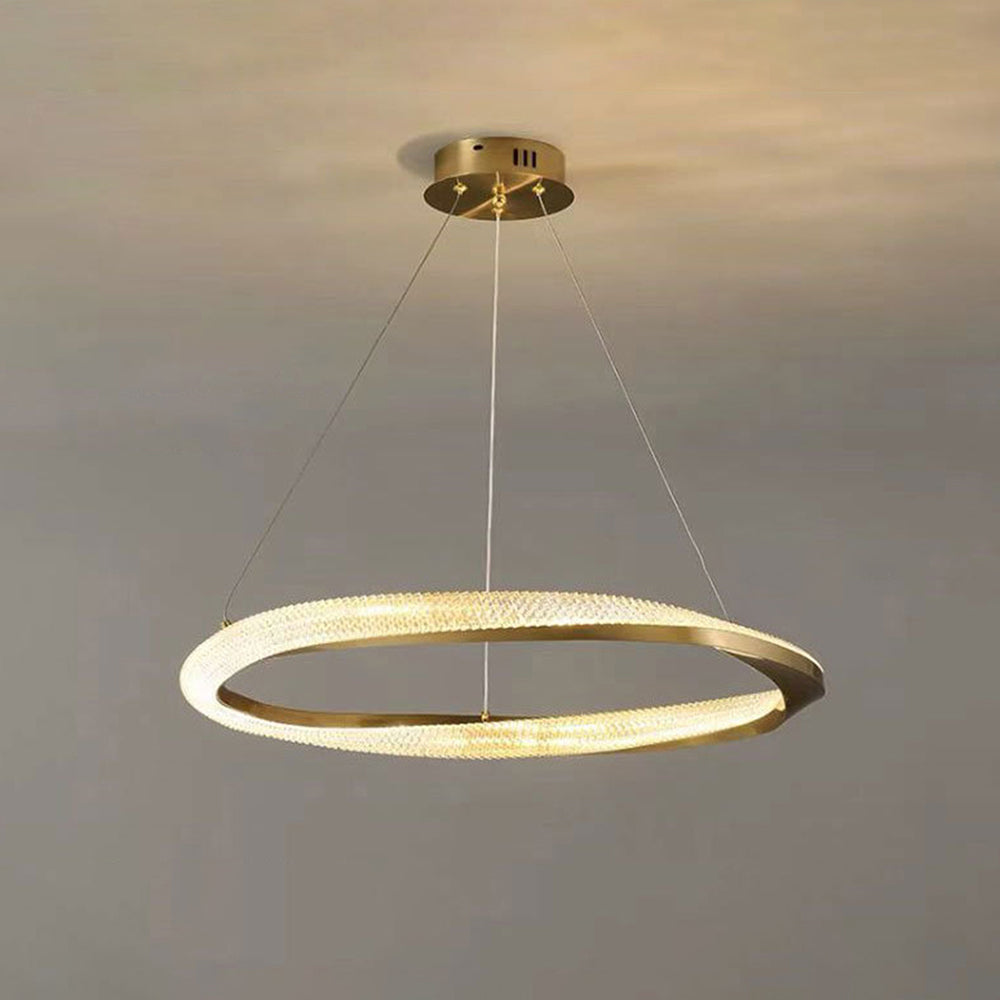 Kristy Pendant Light, Aluminium & Arcylic, 1/2 Rings, 2 Color - Neutralighting