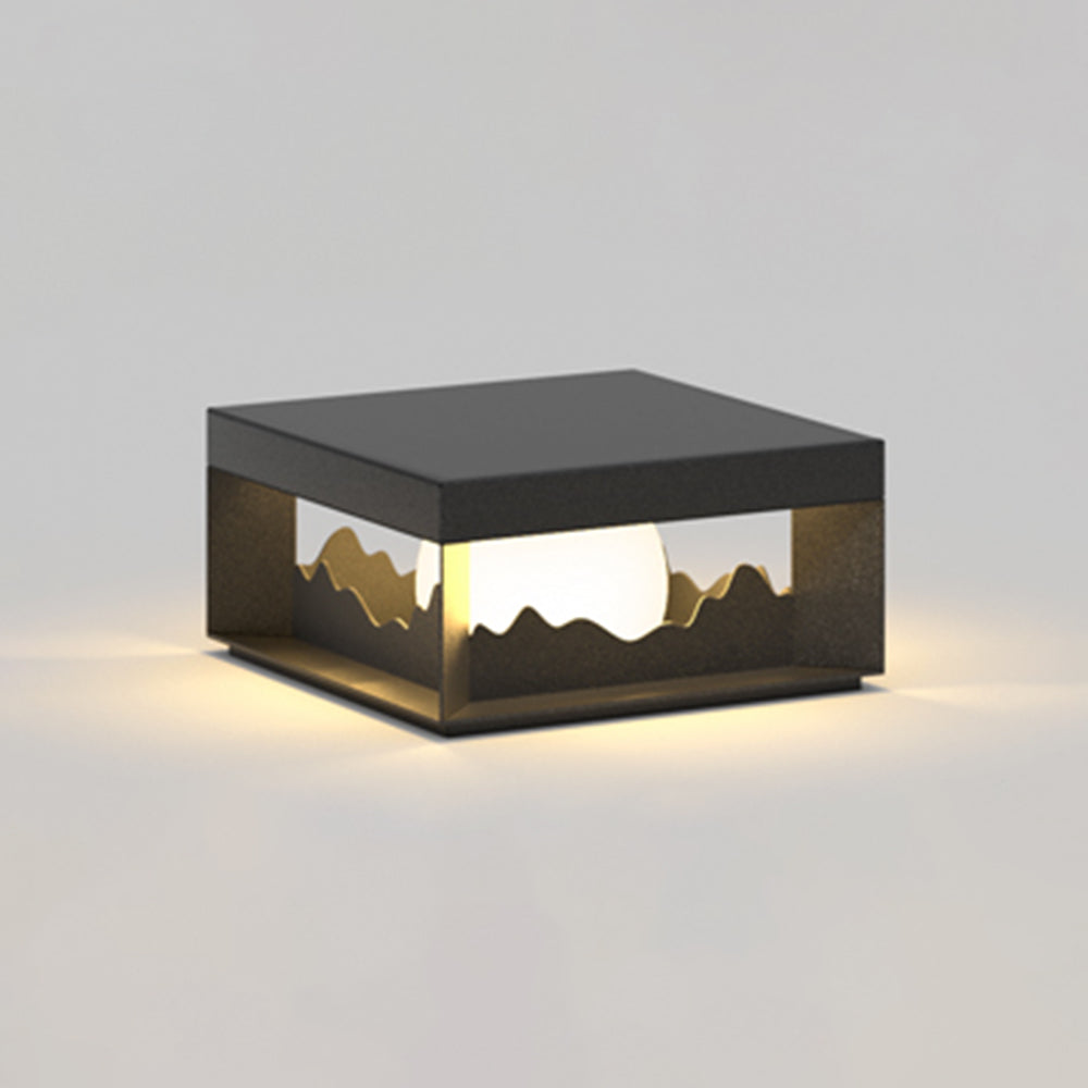 Ray Modern Mountain Metal Outdoor Lamp, Warm Light - Neutralighting