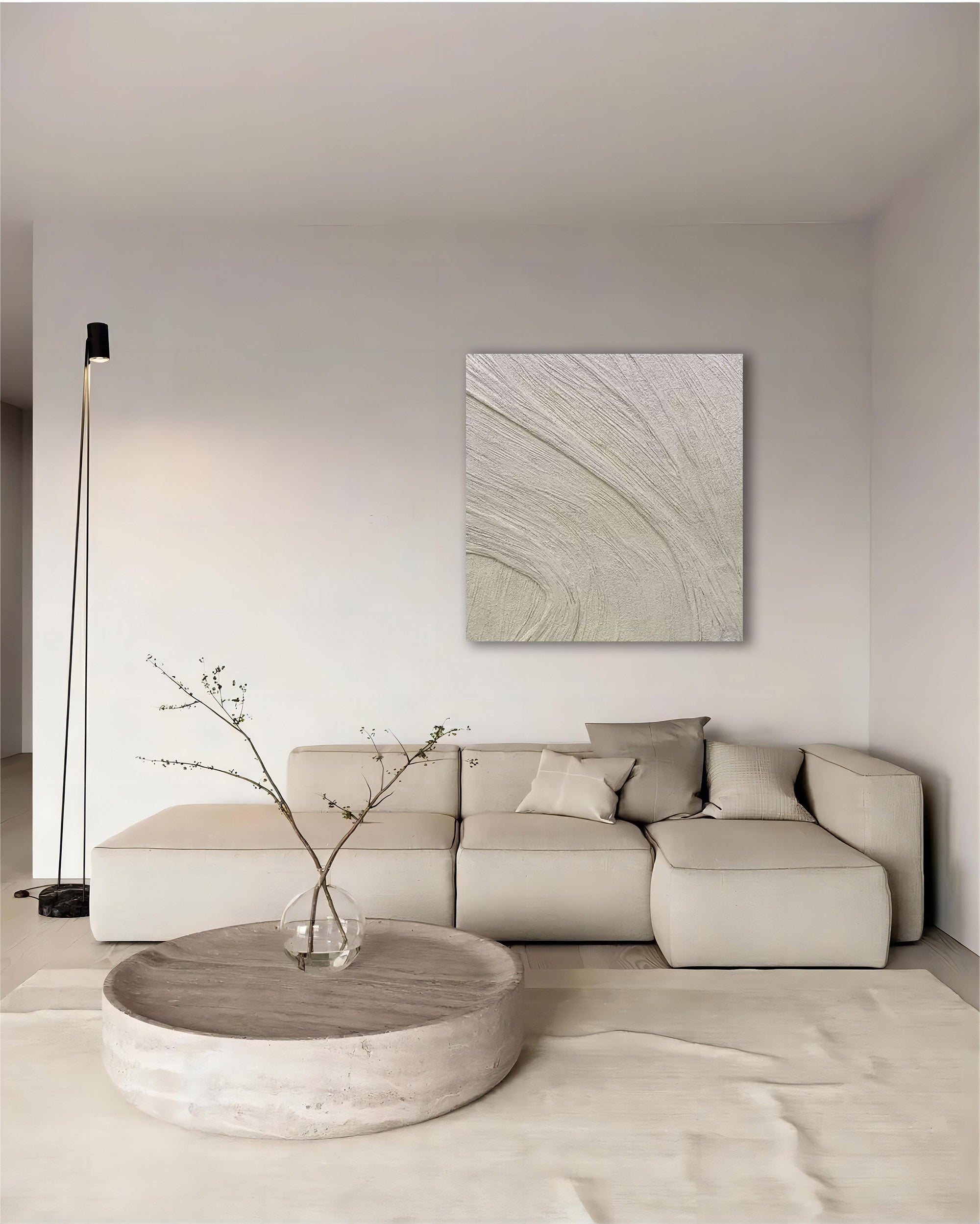Plaster Art Texture Painting SG035 - Neutralighting