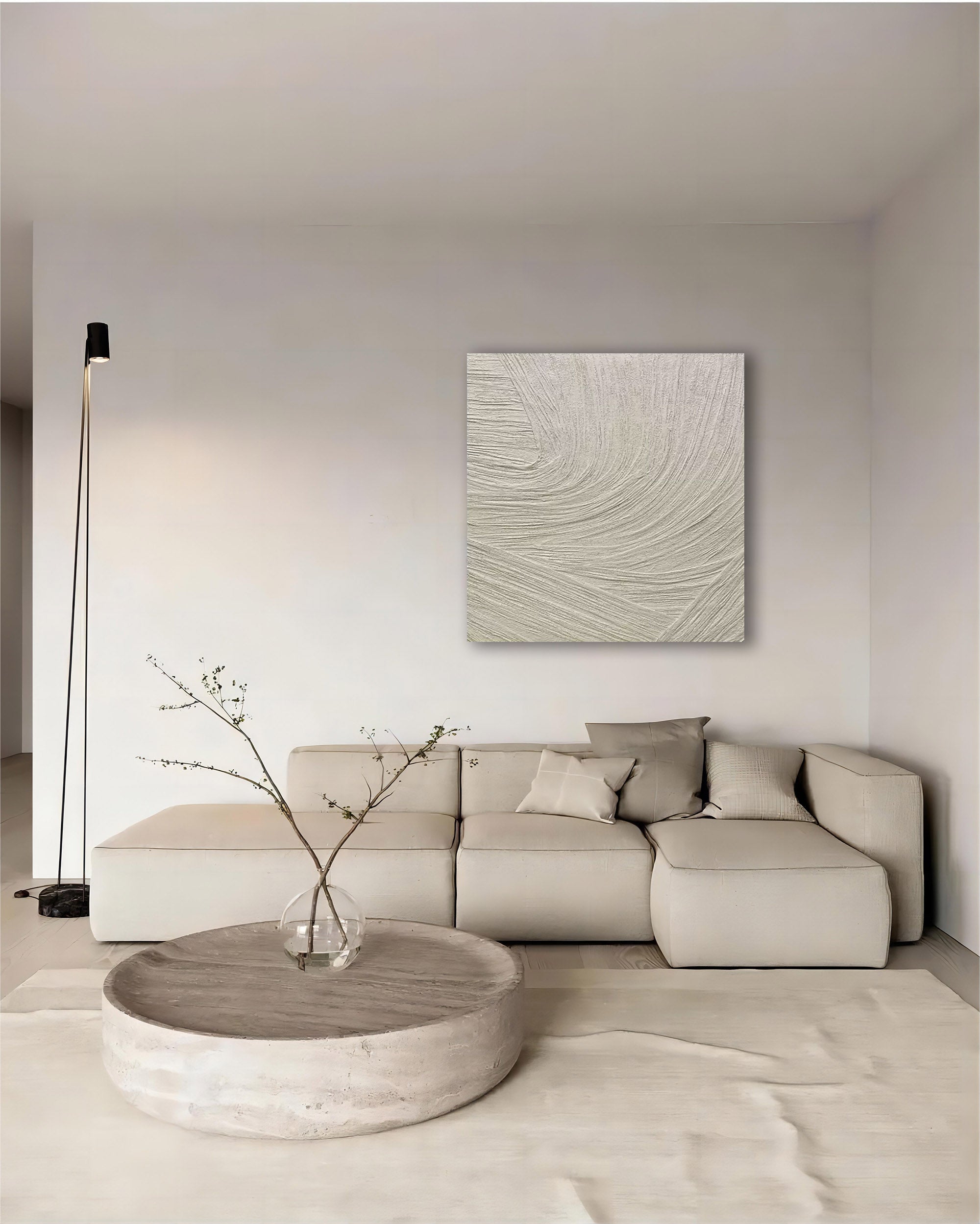 Plaster Art Texture Painting SG036 - Neutralighting
