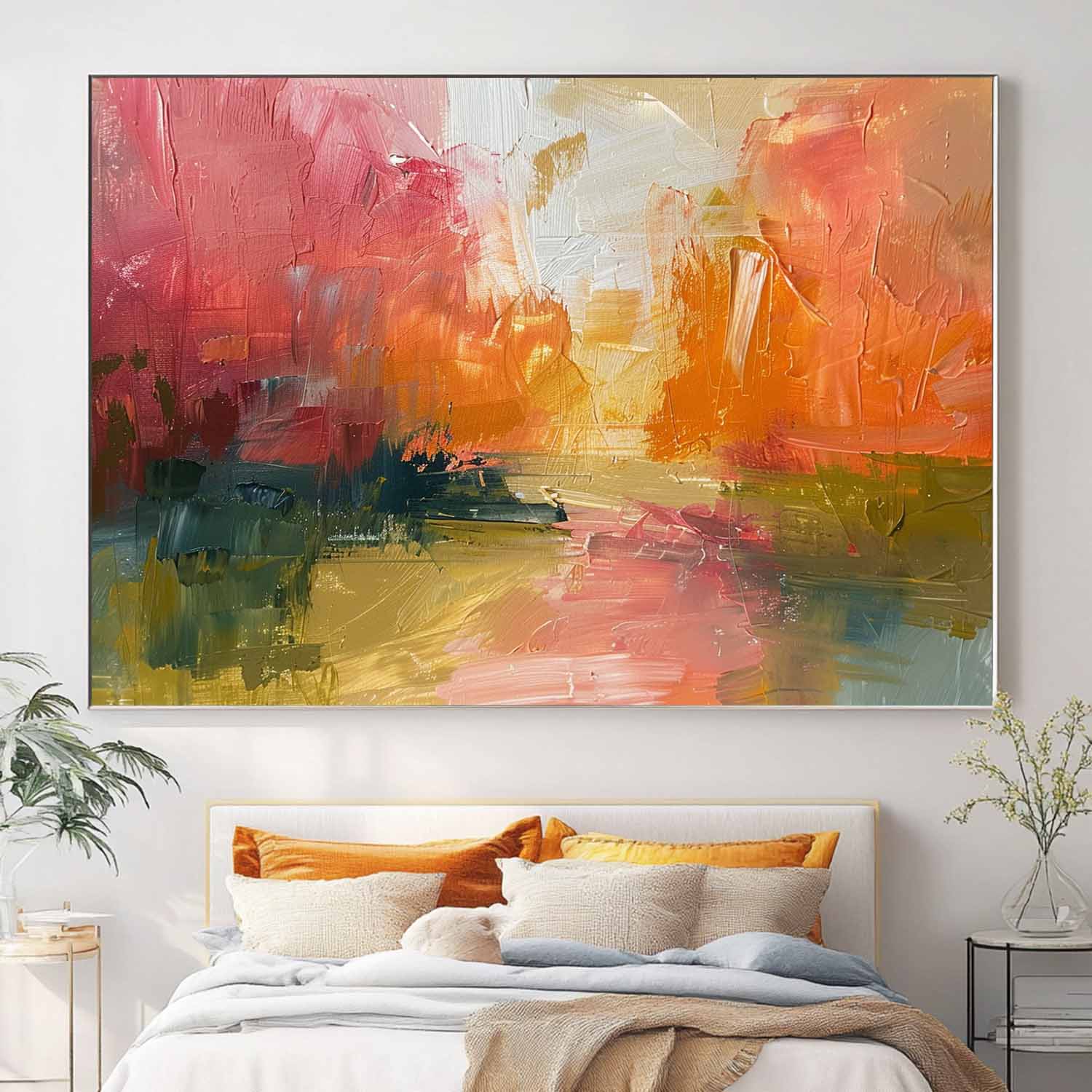 Wall Art Abstract Landscape Healing Autumn