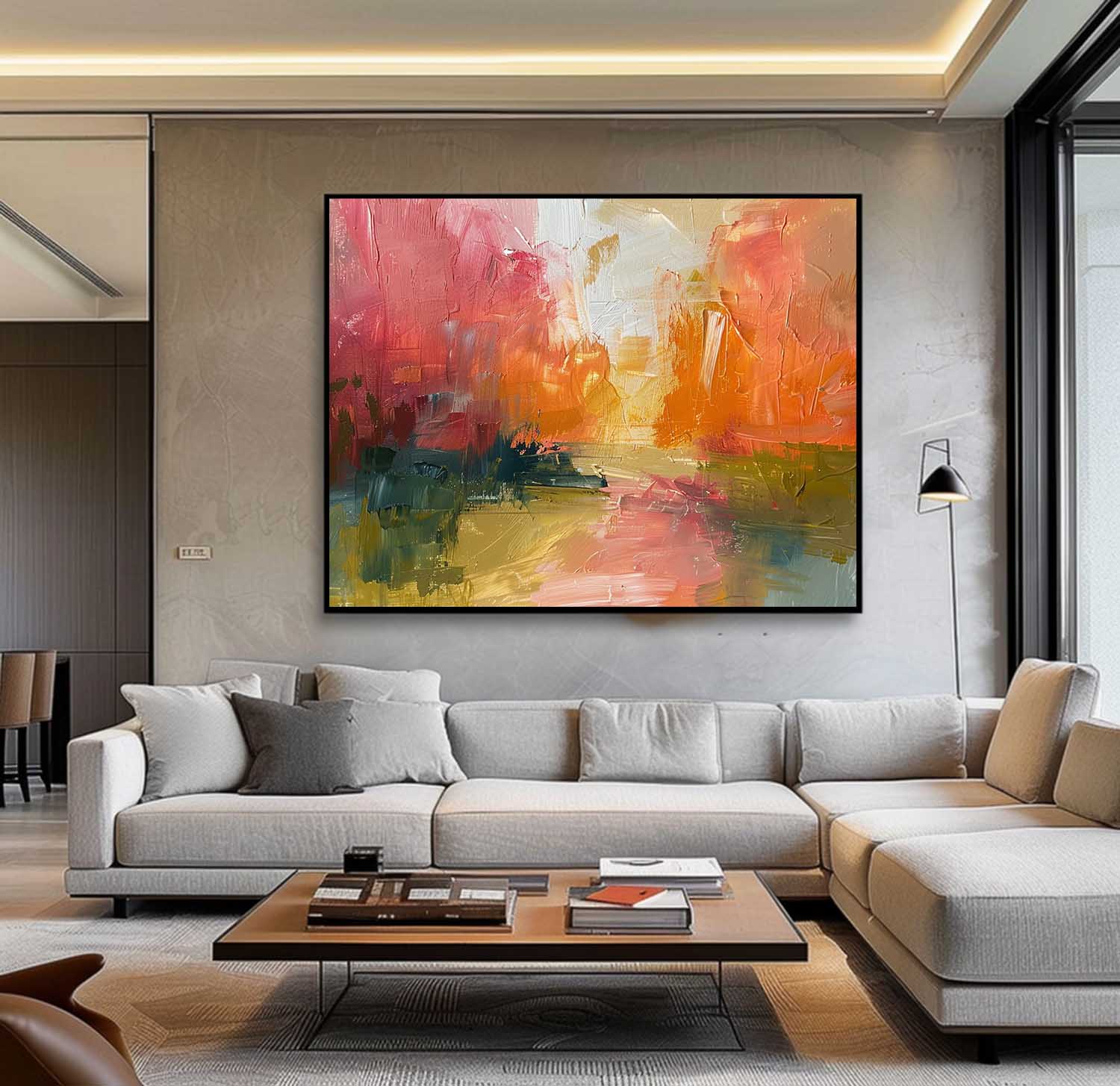 Wall Art Abstract Landscape Healing Autumn