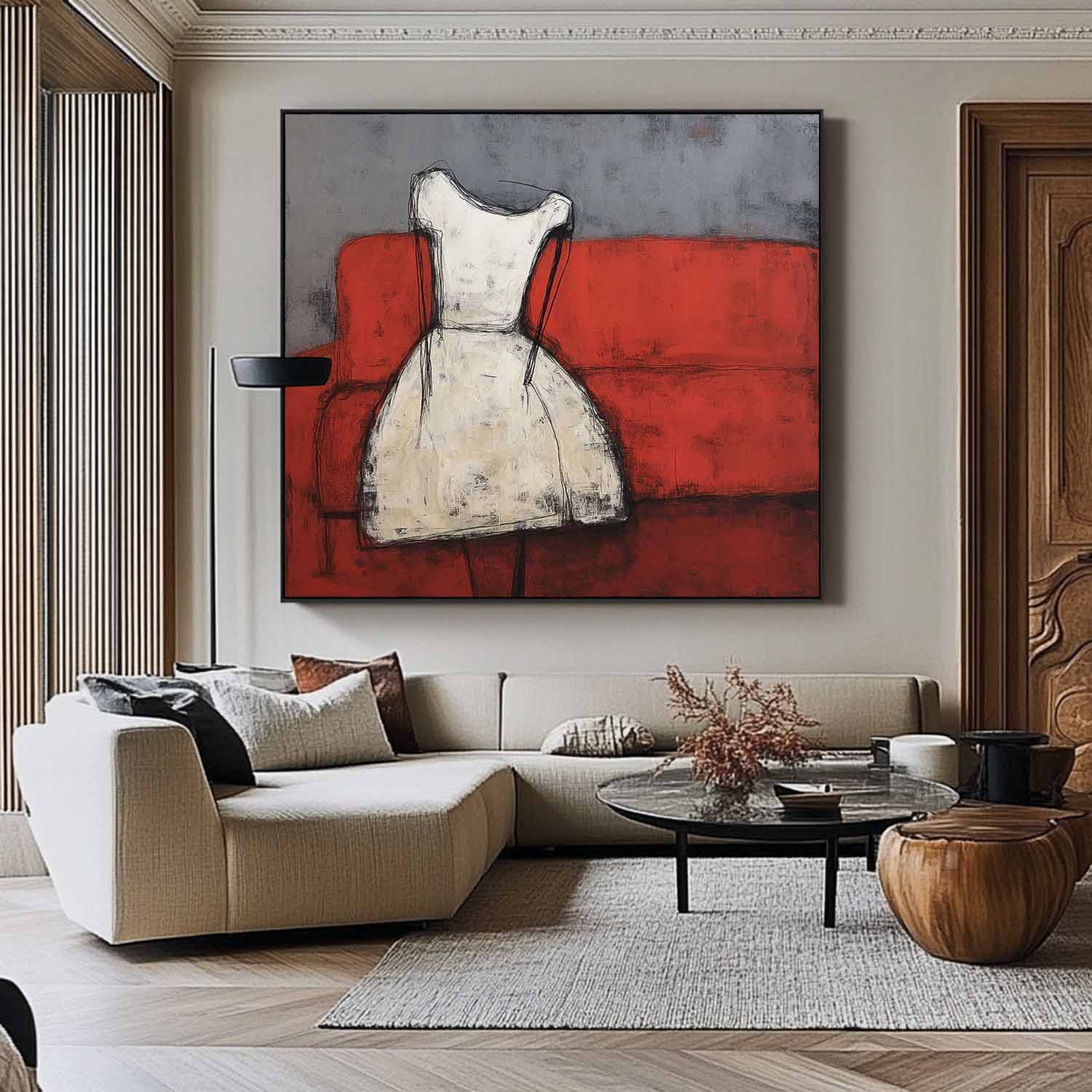 Minimalist Canvas Art MI146 - Neutralighting