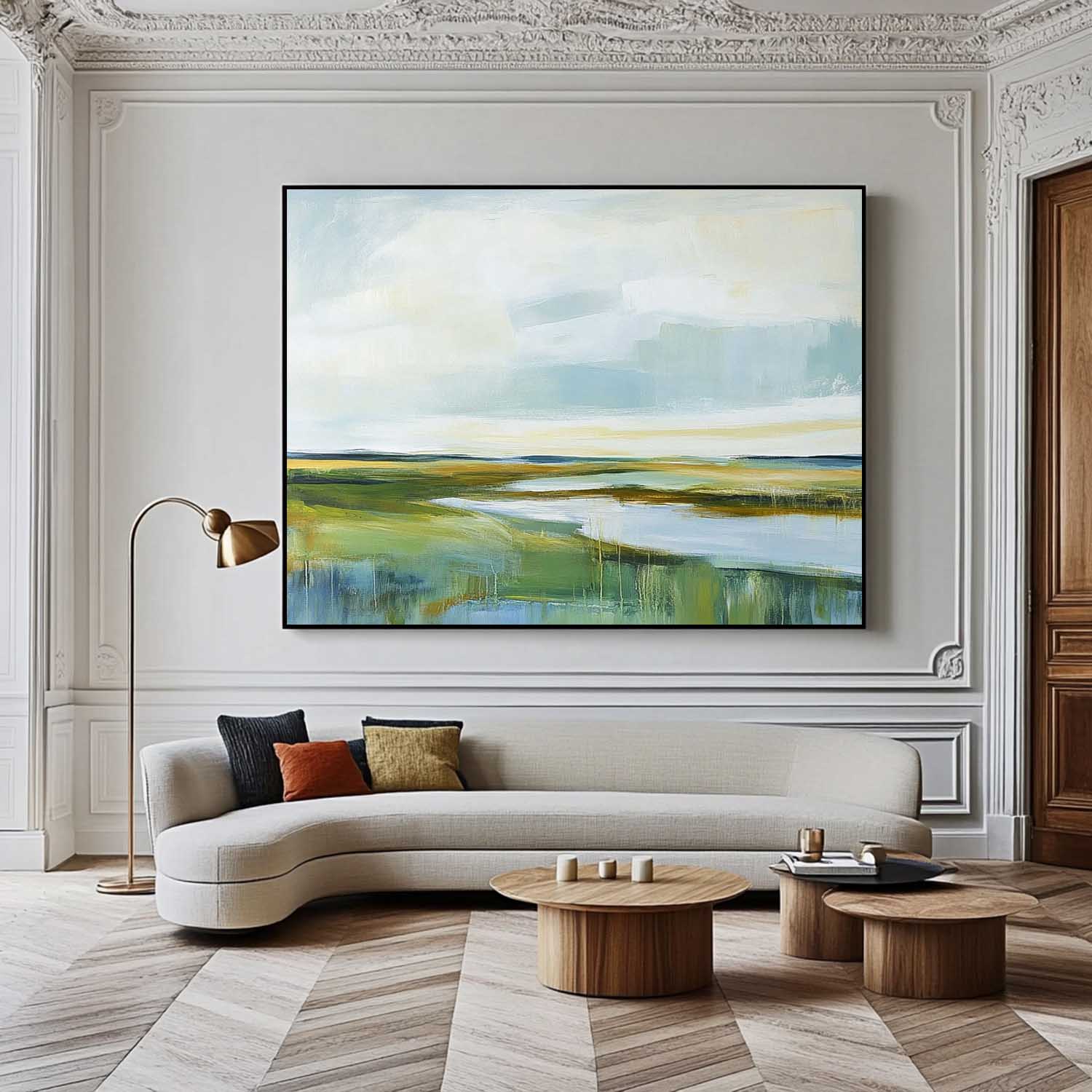 Wall Art Landscape Serene Wetland River