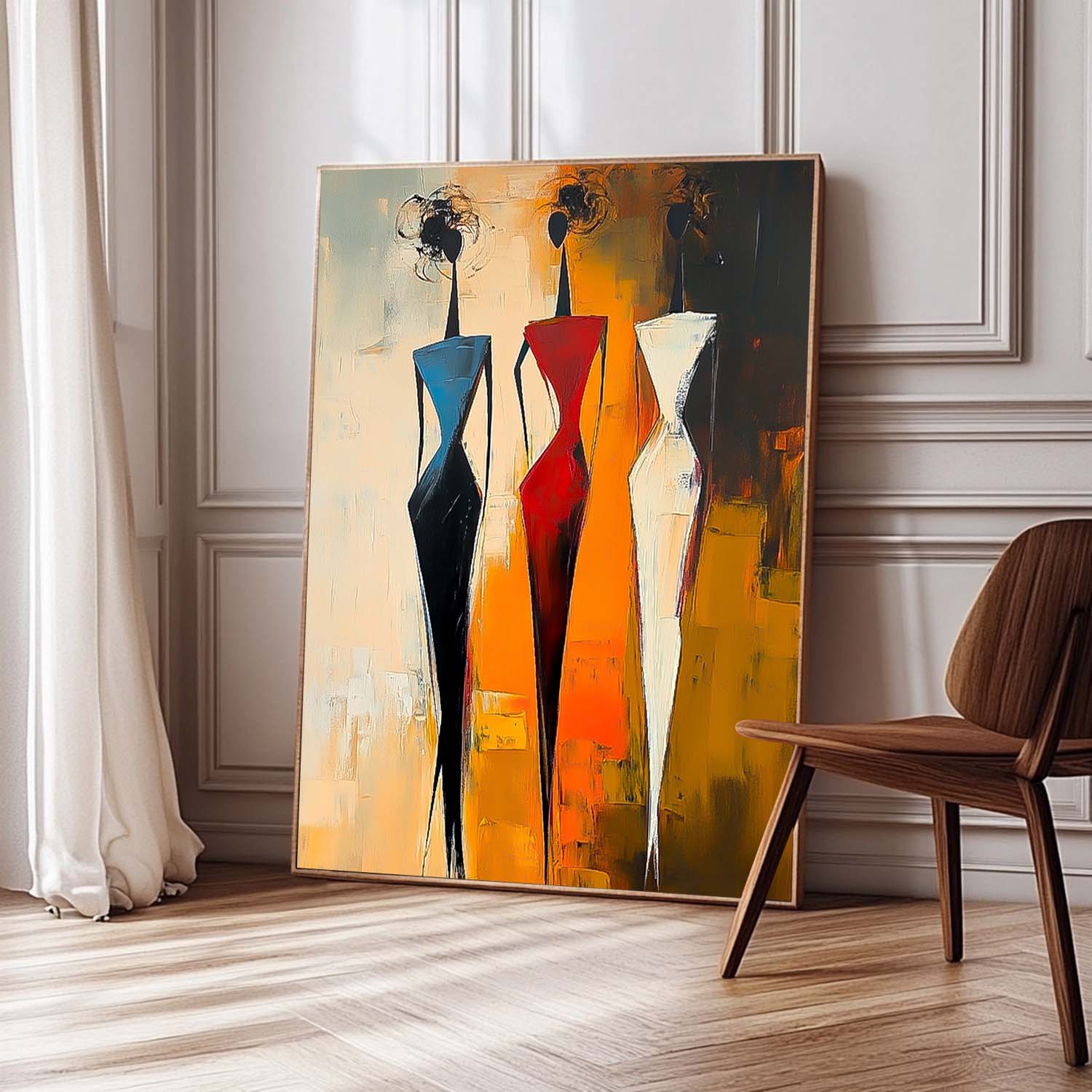 Wall Art People Elegant Modern Abstract