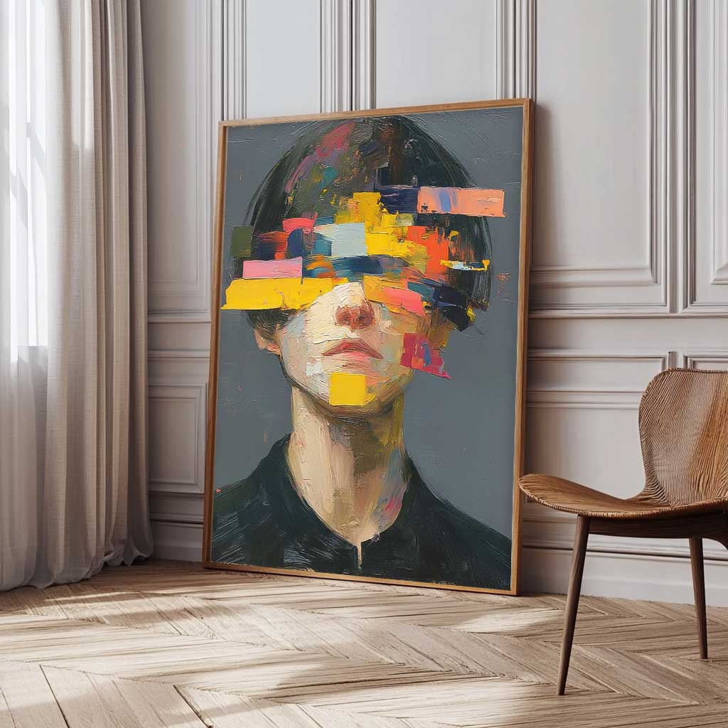 Wall Art Impasto People Dreamy Artistic