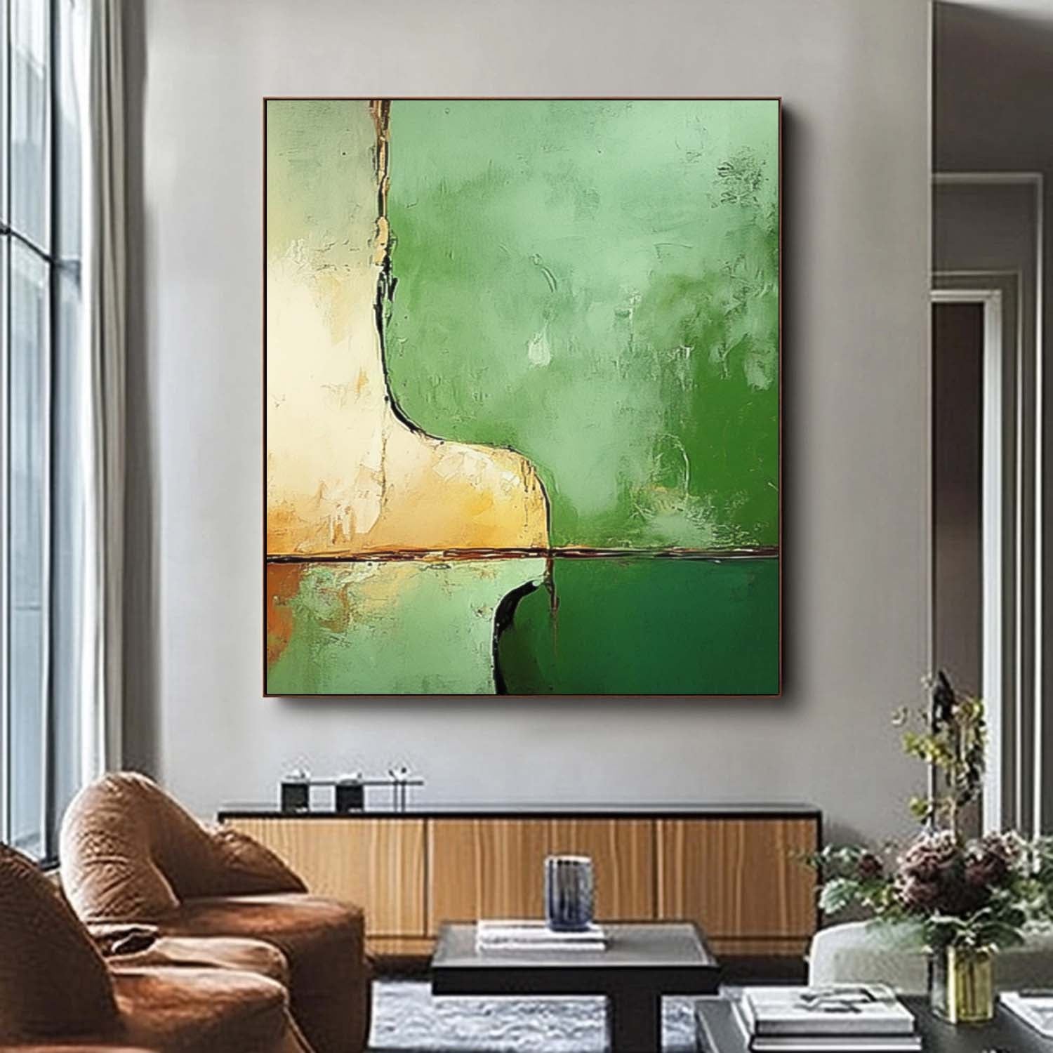 Abstract Canvas Art AB710 - Neutralighting