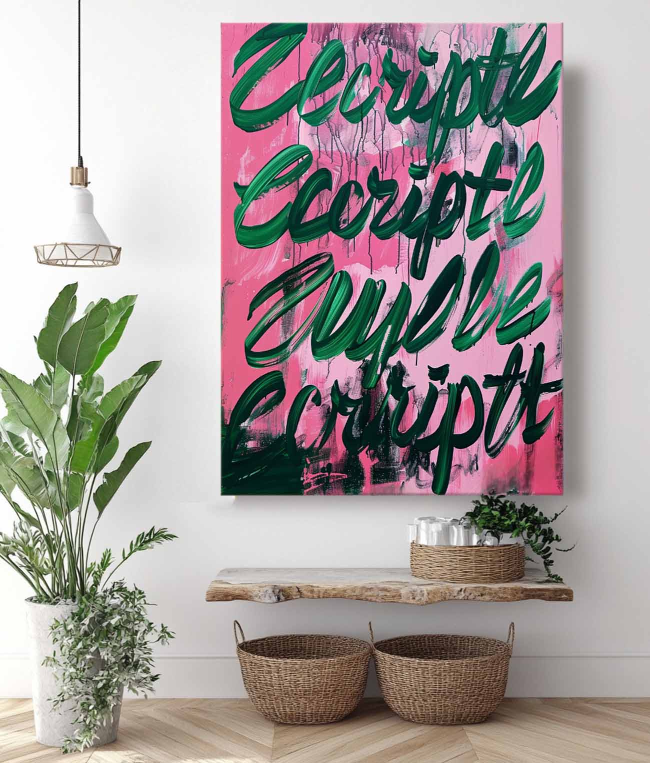 Abstract Canvas Art AB607 - Neutralighting